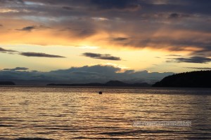 Sunset view from the west shore